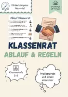 Vorschau - Unterrichtsreihen - Klassenrat Ablauf und Regeln - Deckblatt