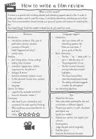 Vorschau - Arbeitsblätter - How to write a film review - Seite 2