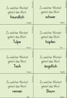 Vorschau - Aufgabenkarten - Stop and Swap Wortarten (Nomen, Verben, Adjektive) - Seite 2