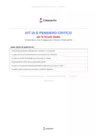 anteprima - Programmi scolastici / Materiali per docenti - Kit Intelligenza Artificiale e Pensiero Critico Scuola Media: 25 Attività e 8 Giochi Didattici (D.M. 221/2025) - Pagina 1