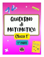 anteprima - Esercizi - Quaderno operativo di Matematica con kit di 46 schede in b/n - Classe Prima - 1° Parte: Dalla Logica ai Numeri fino al 10 - Pagina di copertina