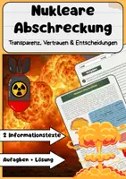 Vorschau - Arbeitsblätter - Nukleare Abschreckung: Atomwaffen & Kalter Krieg - Deckblatt