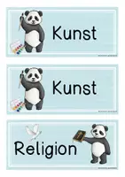 Vorschau - Poster - Tagestransparenz Pandaklasse | Klassentier Panda - Seite 2