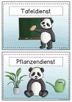 Vorschau - Poster - Pandaklasse Materialpaket – Klassenzimmer Deko Grundschule Klasse 1 | Klassentier Panda | Classroom Management | Organisation & Einschulung - Seite 3