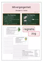 Vorschau - Arbeitsblätter - Mitvergangenheit - Wir üben die Mitvergangenheit - Deckblatt