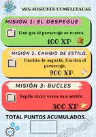 Vista previa - Hojas de trabajo - Pasaporte de programador por bloques inicial. - página 1
