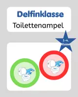 Vorschau - Bildkarten - Delfinklasse Toilettenampel Grundschule - Deckblatt