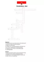 Vorschau - Arbeitsblätter - Brandenburg Kreuzworträtsel - Deckblatt
