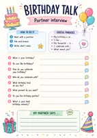 Vorschau - Arbeitsblätter - Speaking & Communication: Birthday & Celebrations – 12 Partner-Interviews & Speaking Worksheets für Englisch Klasse 5–7 - Seite 1