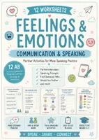 Vorschau - Arbeitsblätter - Speaking & Communication: Feelings & Emotions – 12 Partner-Interviews & Speaking Worksheets / Englisch Klasse 5–7 - Deckblatt