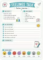 Vorschau - Arbeitsblätter - Speaking & Communication: Feelings & Emotions – 12 Partner-Interviews & Speaking Worksheets / Englisch Klasse 5–7 - Seite 2