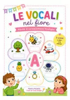 anteprima - Materiale di supporto/inclusione - Le vocali nel fiore - Attività gratuita - Pagina di copertina