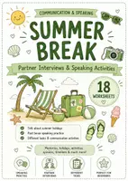 Vorschau - Arbeitsblätter - Speaking & Communication: Summer Break – 18 Partner-Interviews & Speaking Worksheets zum Schuljahresstart / Englisch Klasse 5-7 - Deckblatt