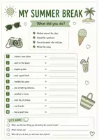 Vorschau - Arbeitsblätter - Speaking & Communication: Summer Break – 18 Partner-Interviews & Speaking Worksheets zum Schuljahresstart / Englisch Klasse 5-7 - Seite 2