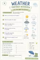 Vorschau - Arbeitsblätter - Speaking & Communication: Weather – 12 Partner-Interviews & Speaking Worksheets rund um Wetter & Lieblingsjahreszeiten / Englisch Klasse 5-7 - Seite 3