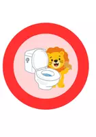 Vorschau - Bildkarten - Löwenklasse Toilettenampel Grundschule - Seite 2