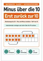 Vorschau - Stundenentwürfe - Mathe Klasse 1: Minus über die 10 – zurück zur 10 - Deckblatt