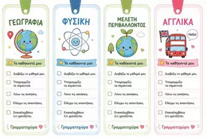 Προεπισκόπηση - Άλλος τύπος υλικού - Back to school kit💕 οργάνωση, προγράμματα εβδομαδιαία και δραστηριότητες - Σελίδα 3