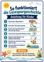 Vorschau - Arbeitsblätter - Einfache Sommerferien-Lesespurgeschichte – Das Geheimnis am Badesee | Deutsch - Seite 2