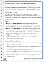Vista previa - Unidades / Secuencias / Situaciones de Aprendizaje - Pack vocabulario: CAMPO SEMÁNTICO, CAMPO LÉXICO y FAMILIA DE PALABRAS - página 1