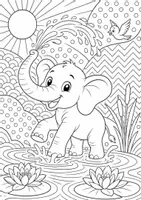 Vorschau - Arbeitsblätter - Elefant MEGABUNDLE - Wissenskartei, Lückentext, Steckbrief, Suchsel, Quizkarten, POP Art Malvorlagen - Seite 2