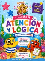 Vista previa - Unidades / Secuencias / Situaciones de Aprendizaje - Cuaderno de Atención y Lógica. 30 Misiones con Estrellín y Amaro. Infantil (3-6 años). DUA - Portada
