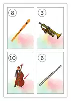 Vorschau - Spiele - Story Walk / Lesespaziergang - Musikinstrumente / musical instruments - Englisch - Seite 3