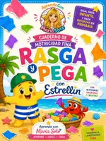 Vista previa - Unidades / Secuencias / Situaciones de Aprendizaje - Cuaderno Rasga y Pega con Estrellín. Motricidad Fina. 30 Actividades para Infantil (3-6 años) DUA - Portada