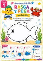 Vista previa - Unidades / Secuencias / Situaciones de Aprendizaje - Cuaderno Rasga y Pega con Estrellín. Motricidad Fina. 30 Actividades para Infantil (3-6 años) DUA - página 2