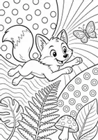Vorschau - Arbeitsblätter - Fuchs MEGABUNDLE - Wissenskartei, Lückentext, Steckbrief, Suchsel, Quizkarten, POP Art Malvorlagen - Seite 2