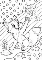 Vorschau - Arbeitsblätter - Fuchs MEGABUNDLE - Wissenskartei, Lückentext, Steckbrief, Suchsel, Quizkarten, POP Art Malvorlagen - Seite 3