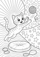 Vorschau - Spiele - Katze MEGABUNDLE - Wissenskartei, Lückentext, Steckbrief, Suchsel, Quizkarten, POP Art Malvorlagen - Seite 2