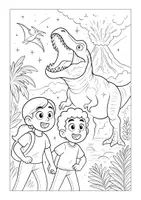 Vista previa - Manualidades / Dibujos para colorear - Exploradores del Mundo Perdido - página 2