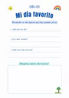 Vista previa - Hojas de trabajo - 50 actividades para educación emocional - página 3
