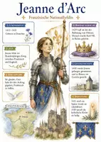 Vorschau - Arbeitsblätter - Lernposter + Arbeitsblätter zum Thema "Jeanne d'Arc" + Lösung & MP3 + Mindmap + Infografik - Deckblatt