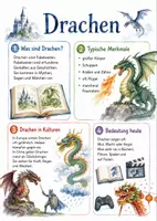 Vorschau - Arbeitsblätter - Lernposter + Arbeitsblätter zum Thema "Drache" + Lösung & MP3 + Infografik - Deckblatt