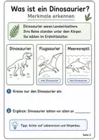 Vorschau - Arbeitsblätter - Dinosaurier Sachunterricht - Seite 2