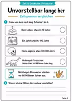 Vorschau - Arbeitsblätter - Dinosaurier Sachunterricht - Seite 3
