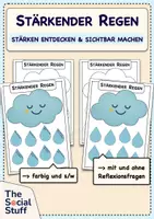 Vorschau - Arbeitsblätter - Stärkender Regen: Stärken entdecken & sichtbar machen / Grundschule / Ressourcenarbeit - Deckblatt