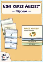 Vorschau - Mal- und Bastelvorlagen - Flipbook: Eine kurze Auszeit – 9 Impulse zur Selbstregulation für Kinder / Grundschule - Deckblatt