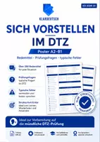 Vorschau - Unterrichtsreihen - Sich vorstellen im DTZ – Poster A2–B1 - Deckblatt
