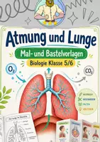 Vorschau - Mal- und Bastelvorlagen - Atmung und Lunge – Mal- und Bastelvorlagen - Deckblatt