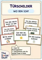 Vorschau - Poster - Türschilder für Schulsozialarbeit & Beratungslehrkräfte: "Wo bin ich?" - Deckblatt