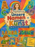Vorschau - Stundenentwürfe - Namen werden Kunst – Pop-Art für die Klassenzimmergestaltung - Deckblatt