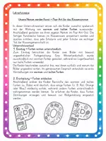 Vorschau - Stundenentwürfe - Namen werden Kunst – Pop-Art für die Klassenzimmergestaltung - Seite 1