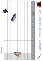 Vorschau - Arbeitsblätter - Materialpaket - Brettspiele / Board Games - Musikinstrumente / musical instruments - Englisch - Seite 2
