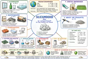 Vorschau - Arbeitsblätter - Siliciumdioxid - Grundstoff der chemischen Industrie - Steckbrief - Deckblatt
