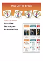Vorschau - Bildkarten - Narrative Techniques Vocabulary Cards (Lernkarten EF-Q2) - Deckblatt
