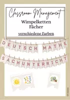 Vorschau - Anderer Materialtyp - Wimpelketten - Fächer - Classroom Management - Deckblatt
