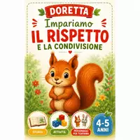 anteprima - Testo - Rispetto Scuola Infanzia | Doretta la scoiattolina rossa - Pagina di copertina